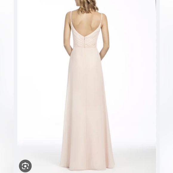 Hayley Paige Occasions 5763 Bridesmaids Dress in Blush - Picture 4 of 14